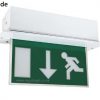 Emergency Exit Bulkhead and Down Arrow Sign Blade
