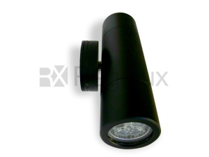 HAWK-BL – Up Down Wall Spotlight Alumium Black