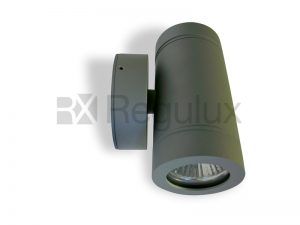 HAWK A Up & Down Spotlight Aluminium Grey