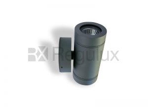 HAWK A Up & Down Spotlight Aluminium Grey