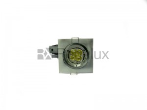 FRSQF – Square Fixed Diecast Aluminium Fire-Rated Downlight